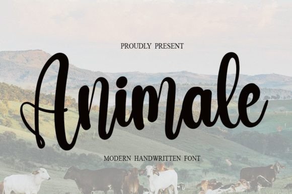 Animale Font Poster 1