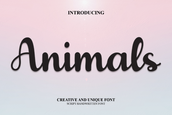 Animals Font