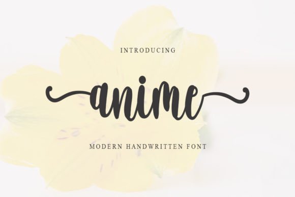 Anime Font
