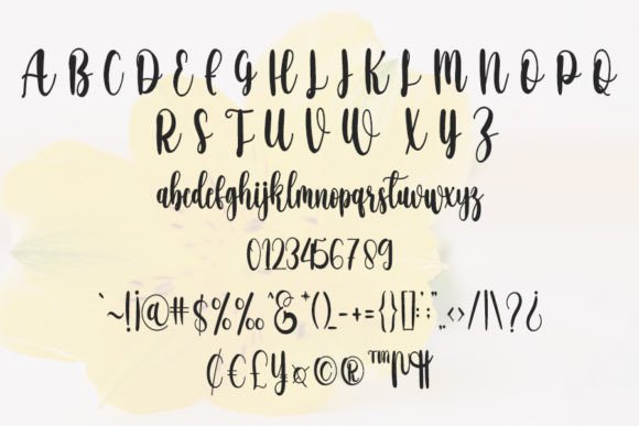 Anime Font Poster 4