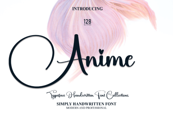 Anime Font Poster 1