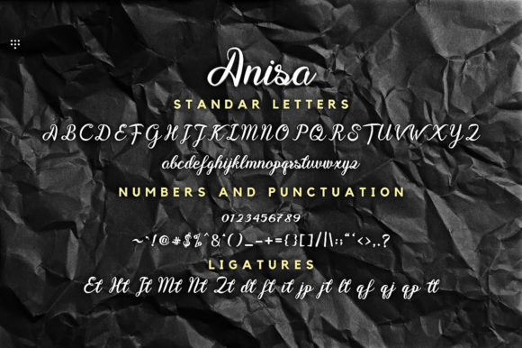 Anisa Font Poster 8