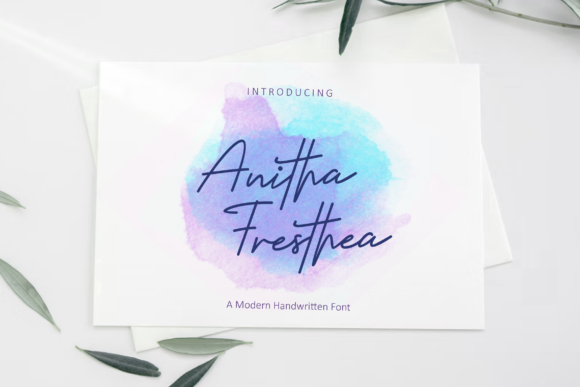 Anitha Fresthea Font Poster 1