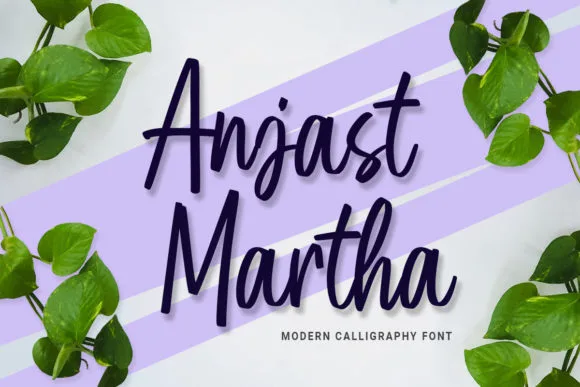 Anjast Martha Font Anjast Martha Font Poster 1