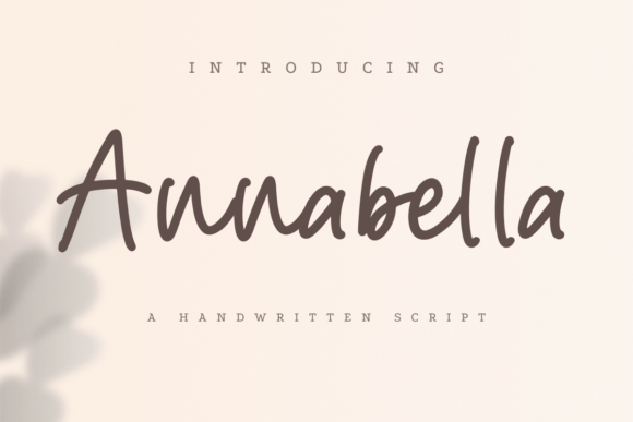 Annabella Font Annabella Font Poster 1