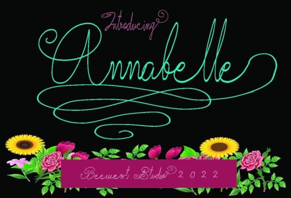Annabelle Font Poster 3