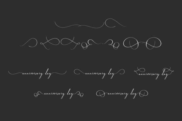 Anniversary Day Font Poster 9