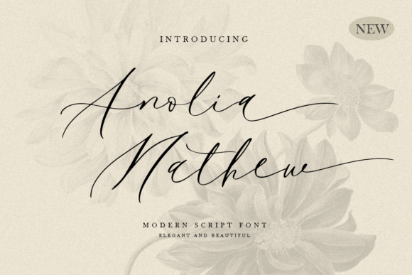 Anolia Mathew Font