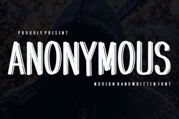 Anonymous Font Poster 1