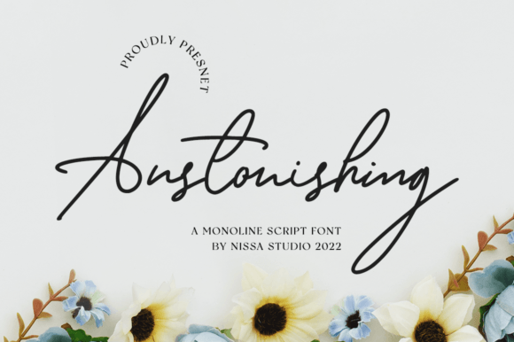 Anstonishing Font Poster 1