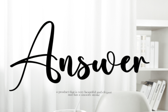 Answer Font Poster 1