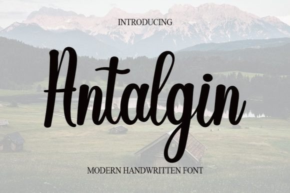 Antalgin Font Poster 1