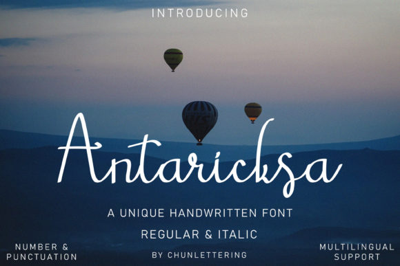 Antaricksa Font Poster 1