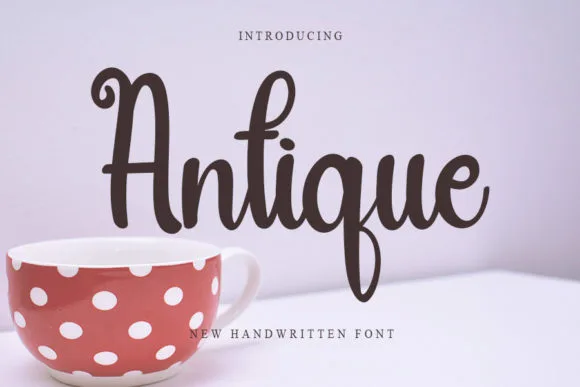 Antique Font Antique Font Poster 1