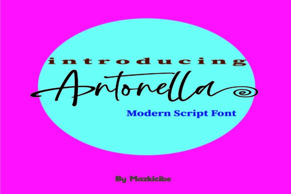 Antonella Font Poster 1