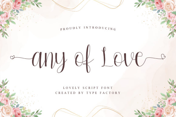 Any of Love Font