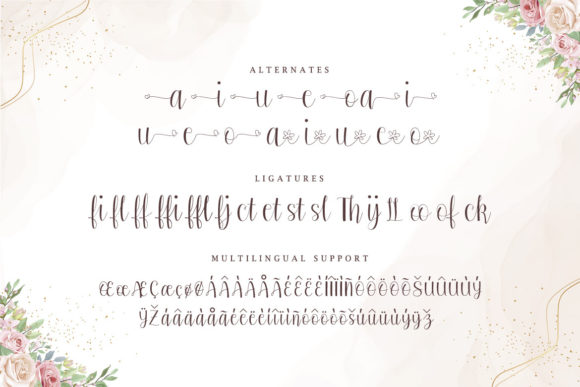 Any of Love Font Poster 3