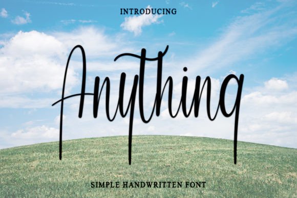 Anything Font