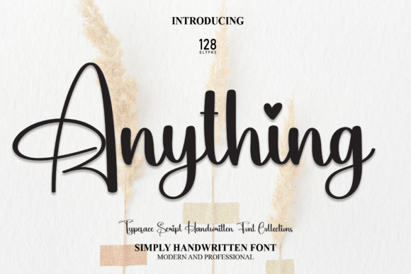 Anything Font Poster 1