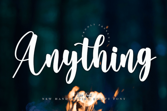 Anything Font Poster 1