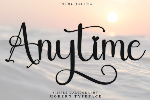 Anytime Font Poster 1