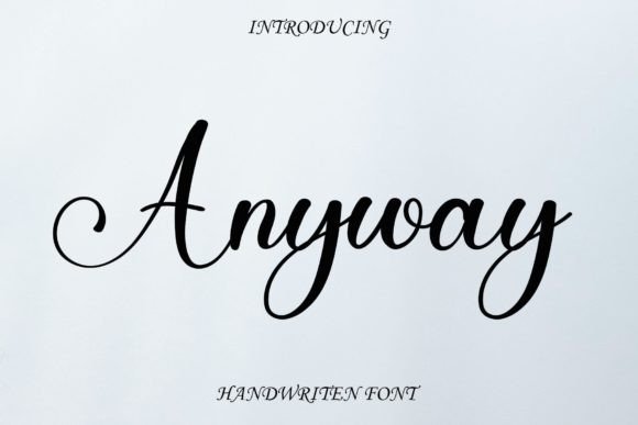 Anyway Font Poster 1