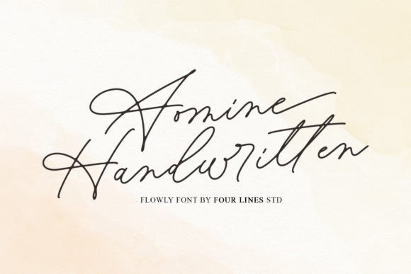Aomine Font Poster 1