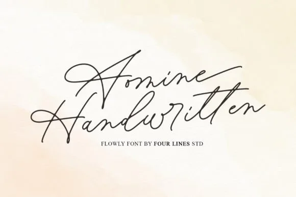 Aomine Font Aomine Font Poster 1
