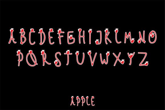 Apple Font Poster 2