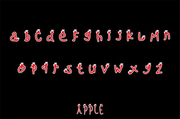 Apple Font Poster 3