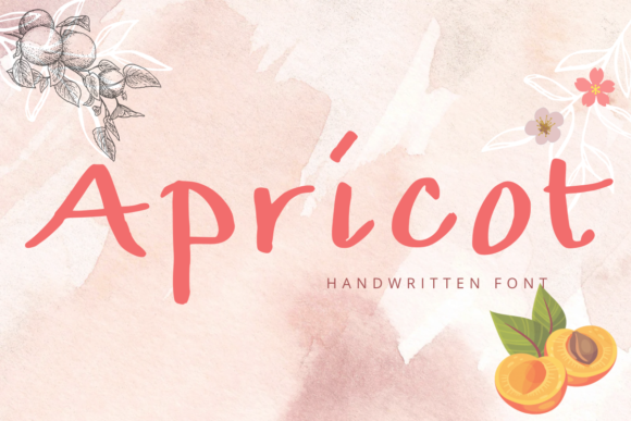 Apricot Font Poster 1