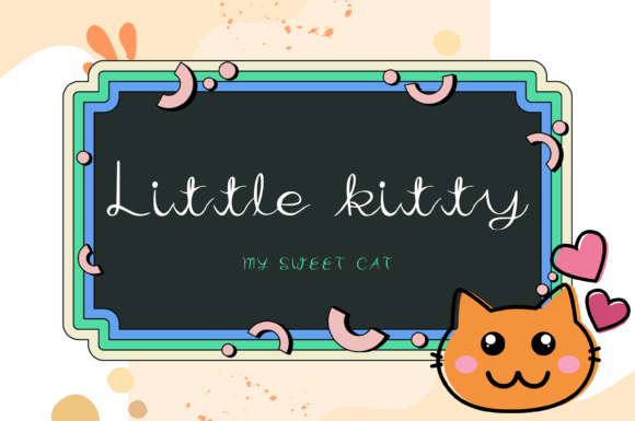 Apricot Sweet Font Poster 5