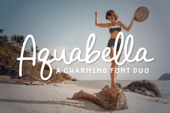 Aquabella Font Poster 1