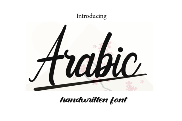 Arabic Font Poster 1