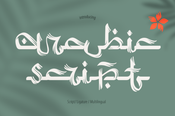 Arabic Script Font Poster 1