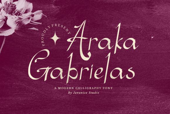 Araka Gabrielas Font Araka Gabrielas Font Poster 1