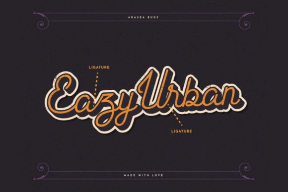 Arasea Bugs Font Poster 7