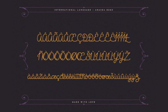 Arasea Bugs Font Poster 10
