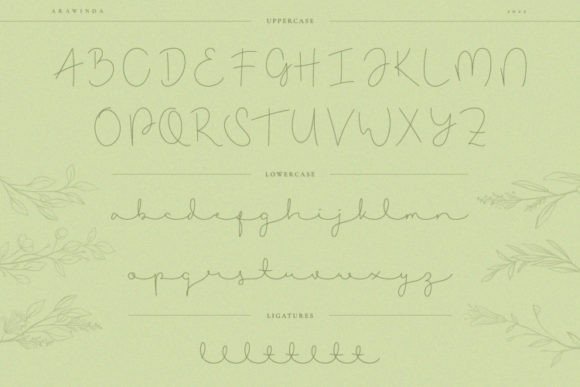 Arawinda Font Poster 6