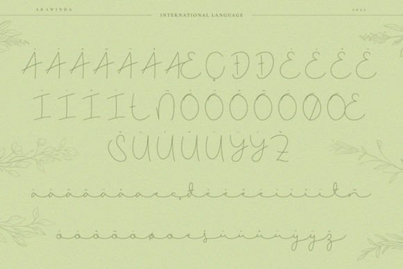 Arawinda Font Poster 10