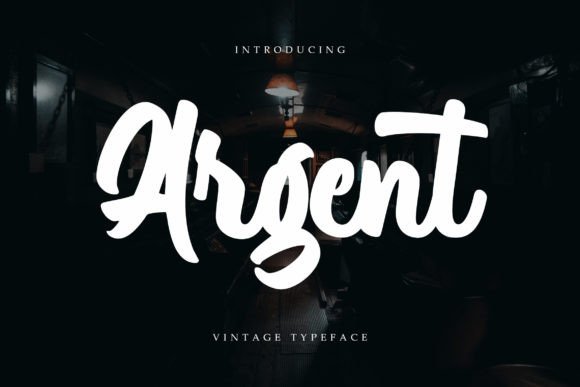 Argent Font Poster 1