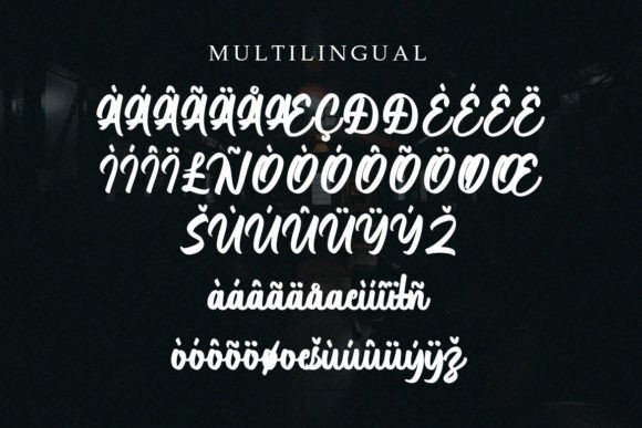 Argent Font Poster 9