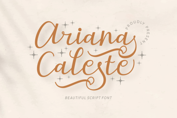 Ariana Caleste Font Poster 1