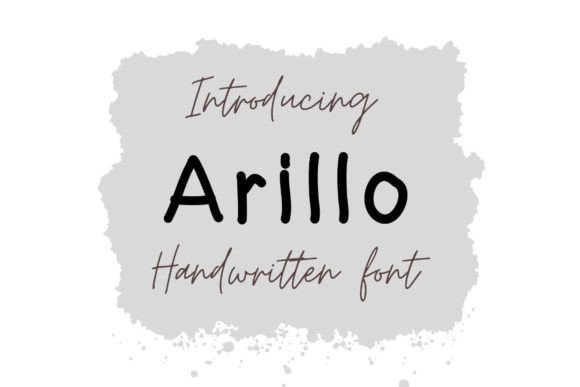 Arillo Font Poster 1