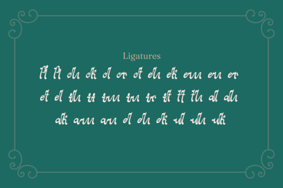Arimalia Font Poster 6