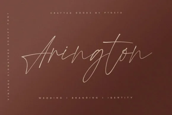 Arington Font Arington Font Poster 1