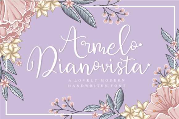 Armelo Dianovista Font Armelo Dianovista Font Poster 1
