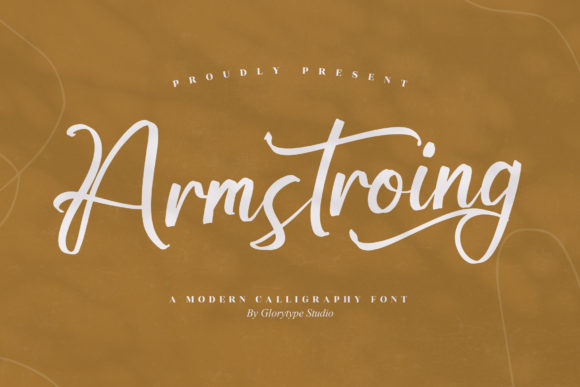 Armstroing Font Poster 1