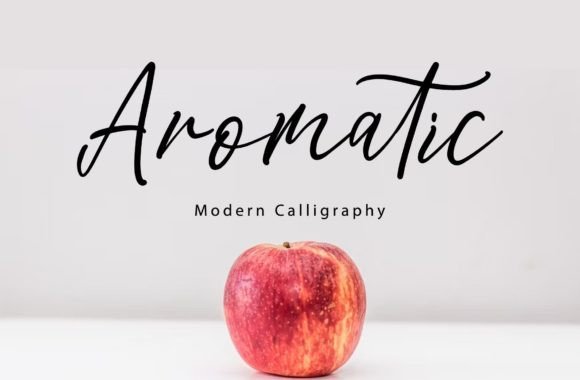 Aromatic Font Poster 1