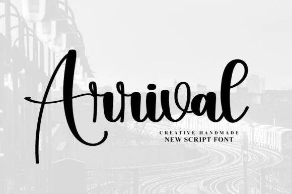 Arrival Font Arrival Font Poster 1